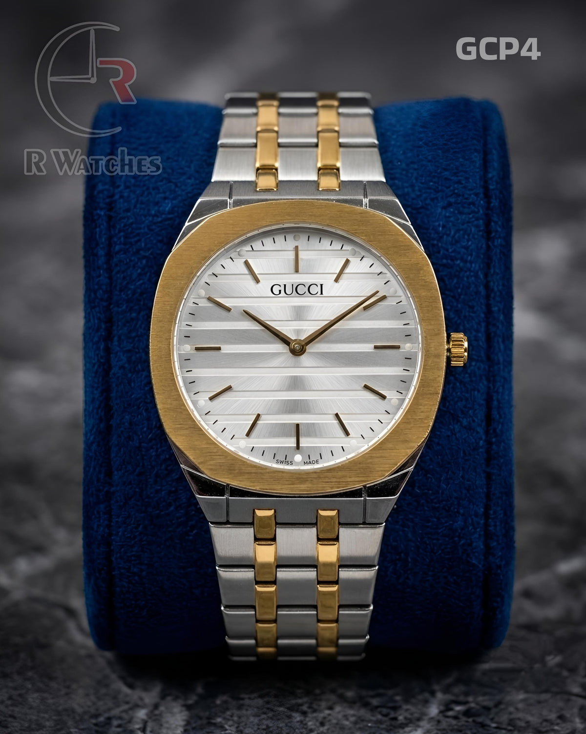 (OS)🖤⭐ Gucci Dual Tone White Dial (GCP4)