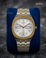 (OS)🖤⭐ Gucci Dual Tone White Dial (GCP4)