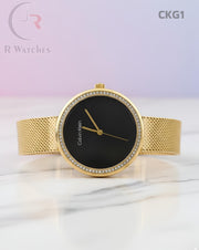 (OS)🖤⬆️⭐ CK girls gold Black (CKG1)