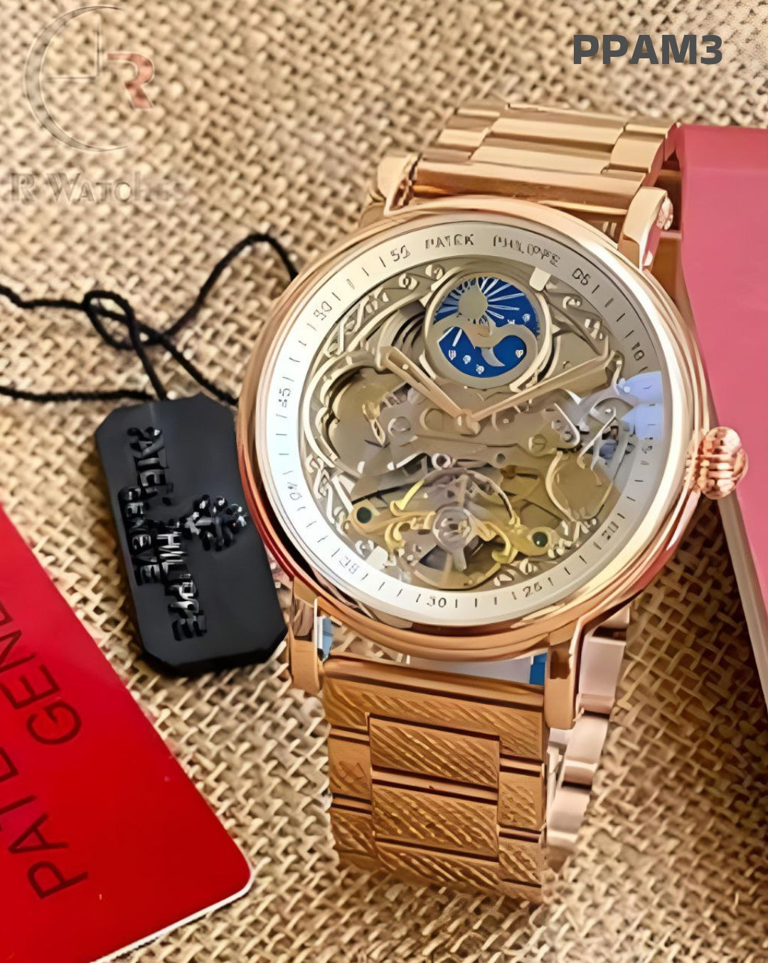 (OS)🖤 Patek Philippe Automatic Rose Gold (PPAM3)