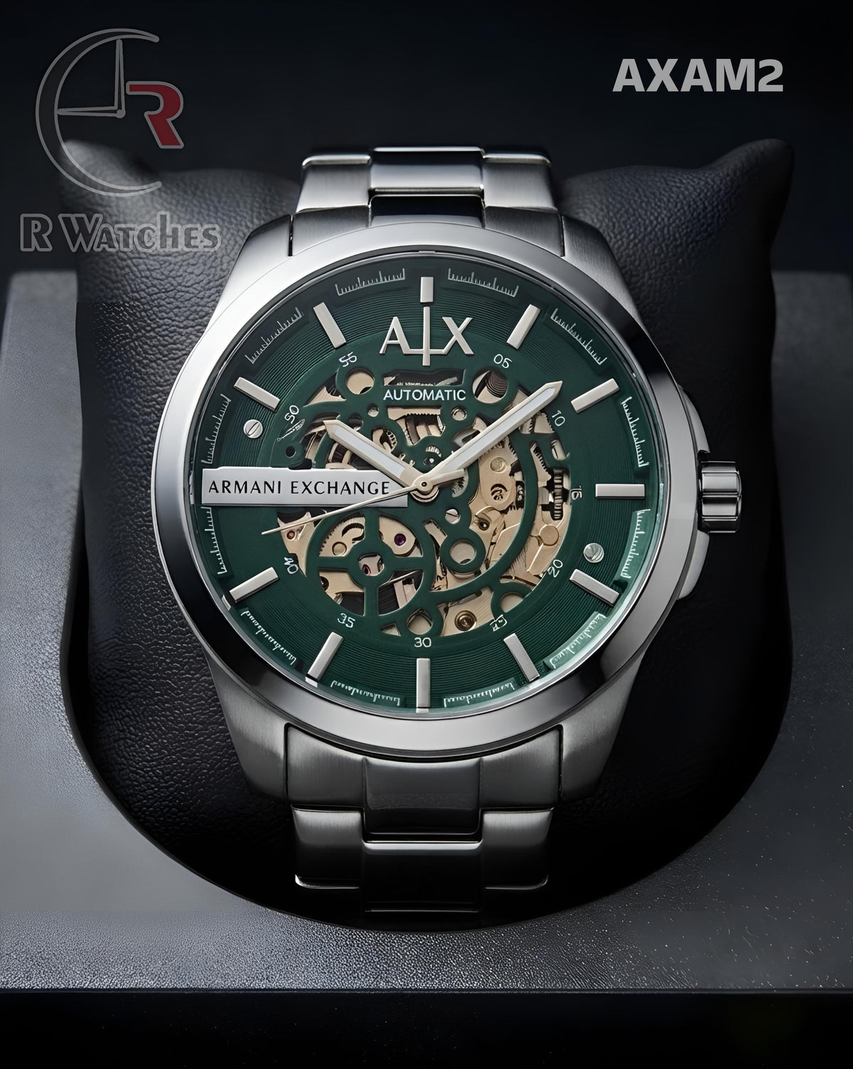 (OS)🖤⭐ AX Automatic Green Silver (AXAM2)