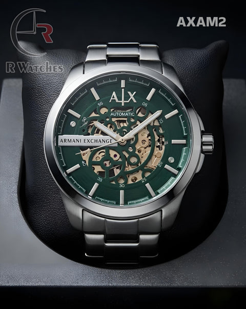 (OS)🖤⭐ AX Automatic Green Silver (AXAM2)
