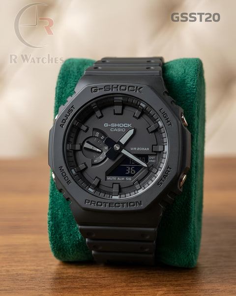 (OS)🖤⬆️🔁⭐ G-Shock ga black fiber (GSST20)