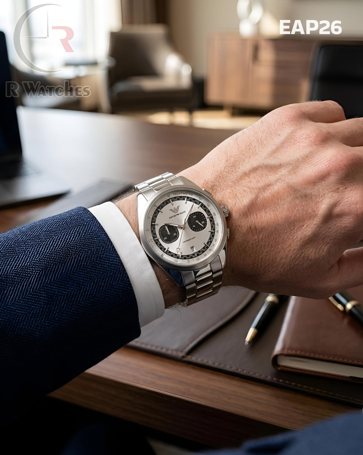 (OS)🖤⭐ Armani Full Silver (EAP26)