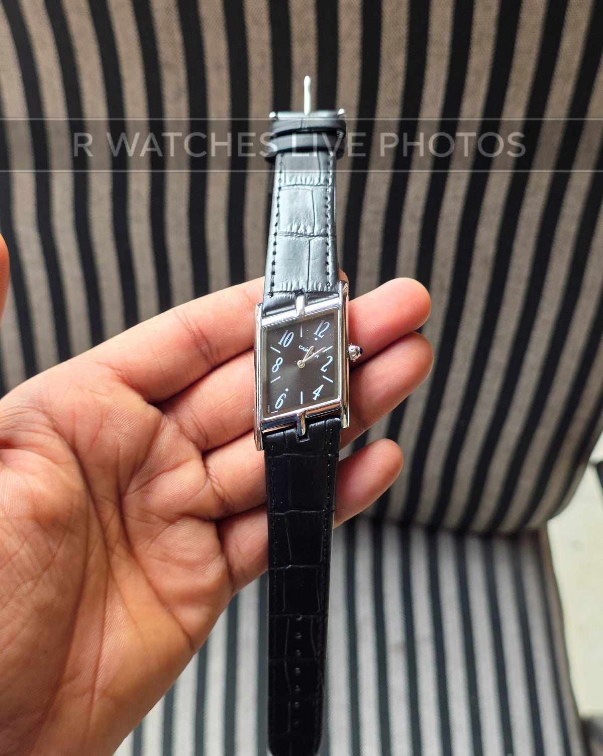 (OS)🖤⭐ Cartier Leather Silver Black (CTL7)
