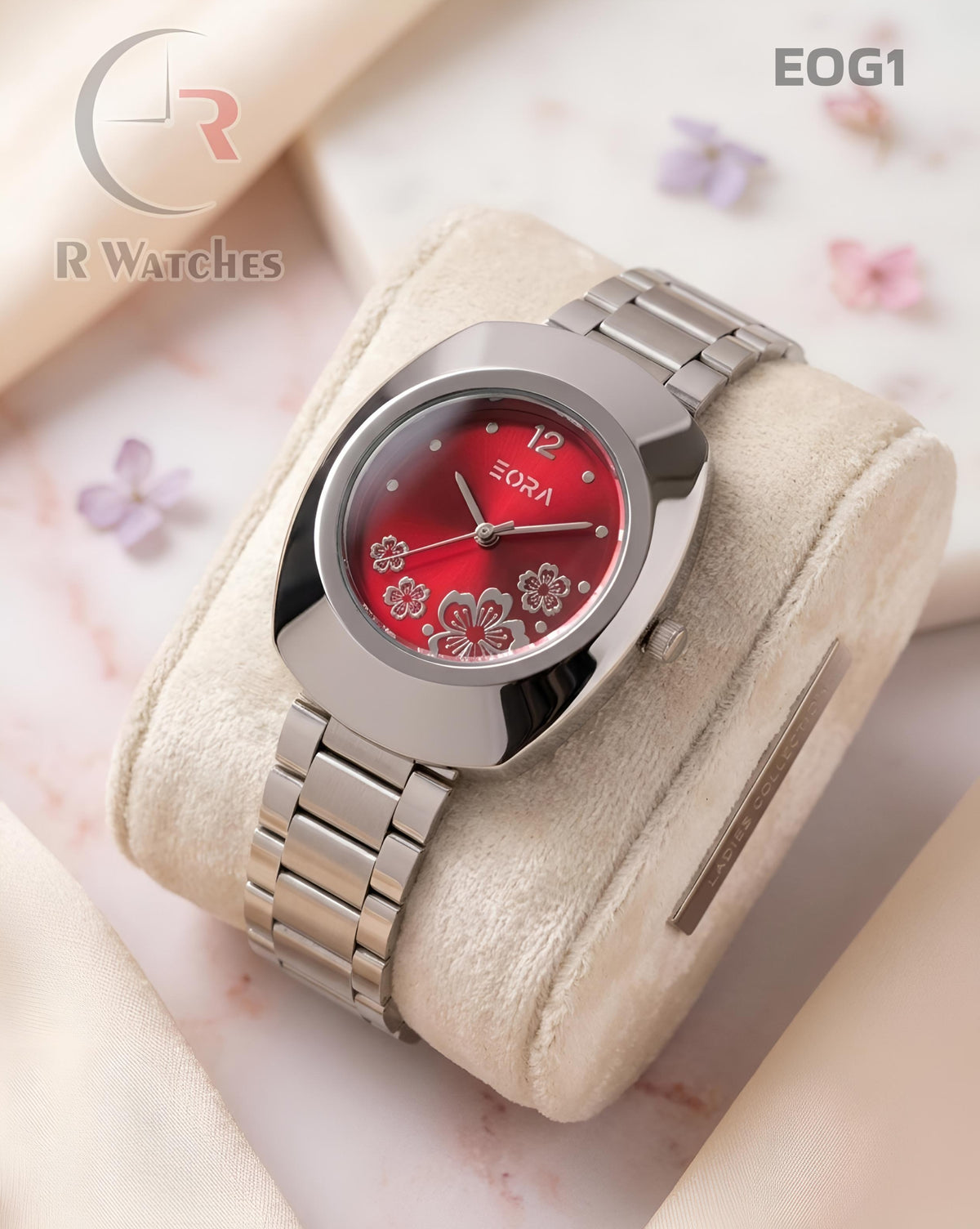 (OS)🖤⭐ Eora Girls Silver Red Dial (EOG1)