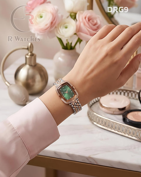 (OS)🖤⭐ Dior Girls Diamond Rose Gold Green (DRG9)