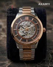 (SS)🖤⭐ AX Automatic Rose Gold Brown (AXAM11)