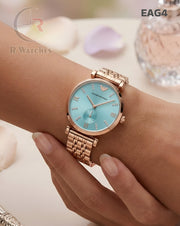 (SS)🖤⭐ Armani Girls Rose Gold Tiffany Blue (EAG4)