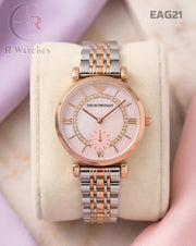 (OS2)🖤⬆️ Armani Girls Diamond Rose Gold Pink (EAG21)