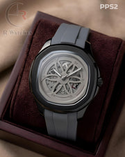 (OS)🖤⬆️ Patek Philippe Silicon Grey Black (PPS2)