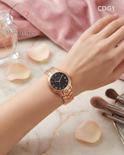 (OS)🖤⭐ Christian Dior girls rose gold black (CDG1)
