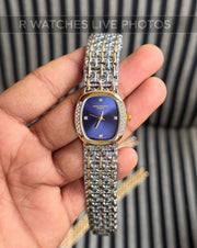 (OS)🖤⭐ Patek Philippe Girls Diamond Dual Tone Blue (PPG15)