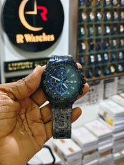 Edifice Black Blue – Premium Luxury Chronograph Watch