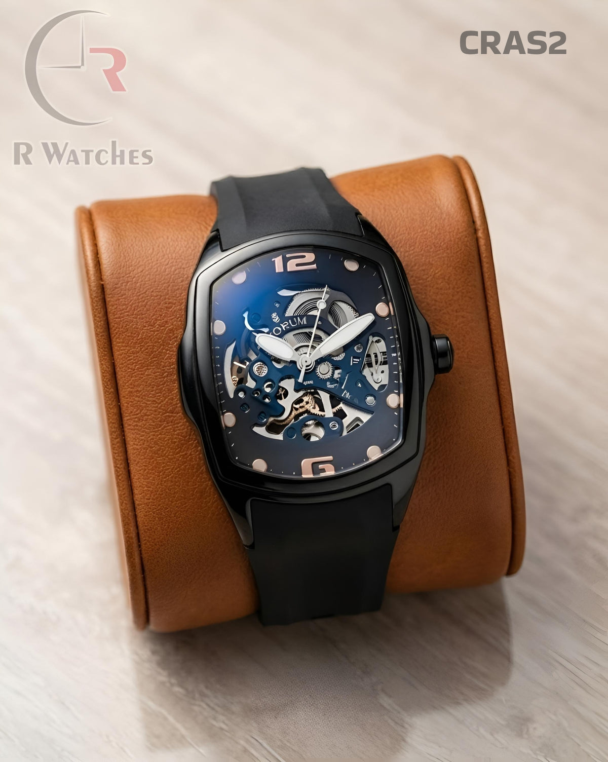 (OS2)🖤⭐ Corum automatic silicon full black (CRAS2)