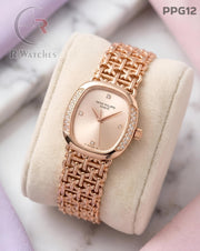 (OS)🖤⭐ Patek Philippe Girls Diamond Full Rose Gold (PPG12)