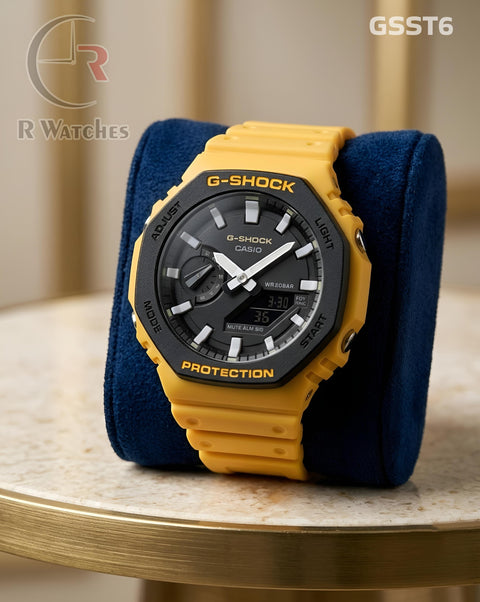 (OS)🖤⬆️ G-Shock yellow fiber black (GSST6)