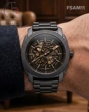 (SS)🖤⭐ Fossil Automatic full Black metal (FSAM11)