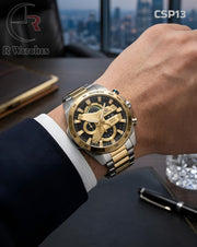 (OS)🖤⬆️⭐ Casio Edifice dual tone Gold (CSP13)