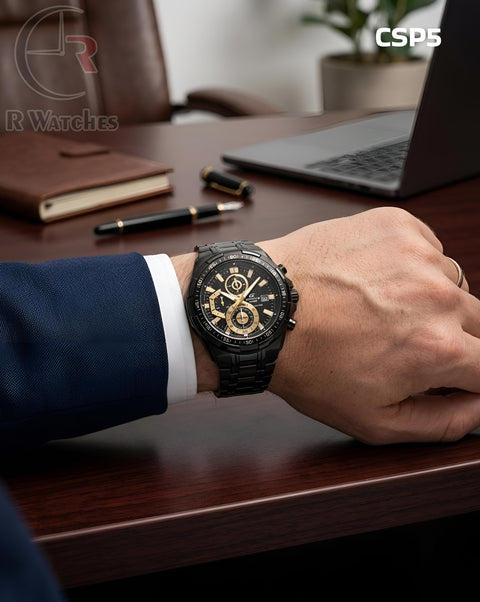 (SS)🖤⭐ Casio Edifice Black gold (CSP5)