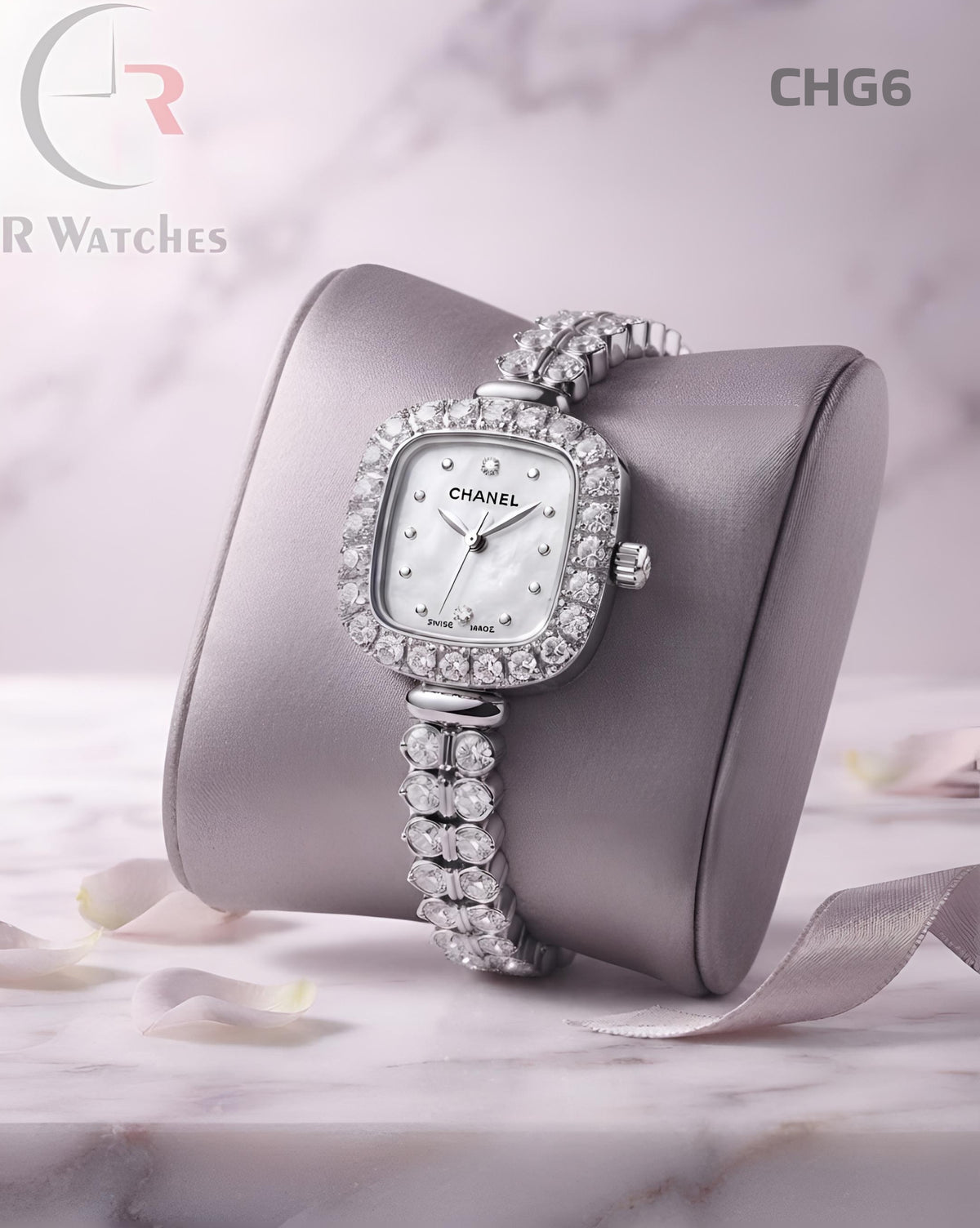 (OS)🖤⭐ Chanel Girls Diamond Full Silver (CHG6)