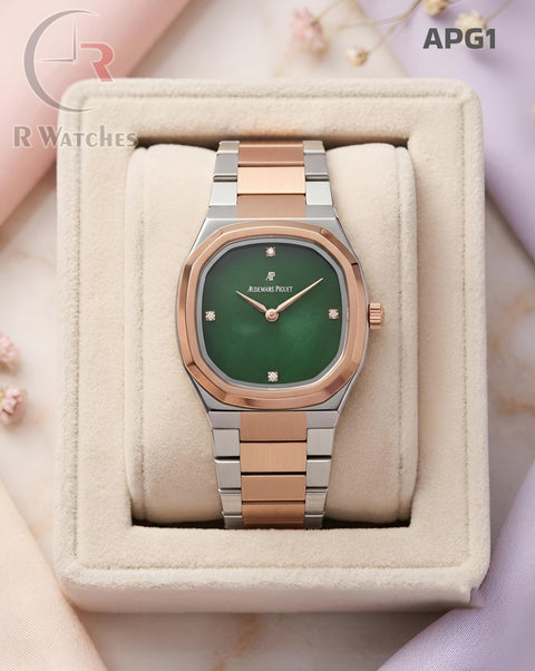 (OS)🖤⬆️AP Girls Rose Gold Green (APG1)