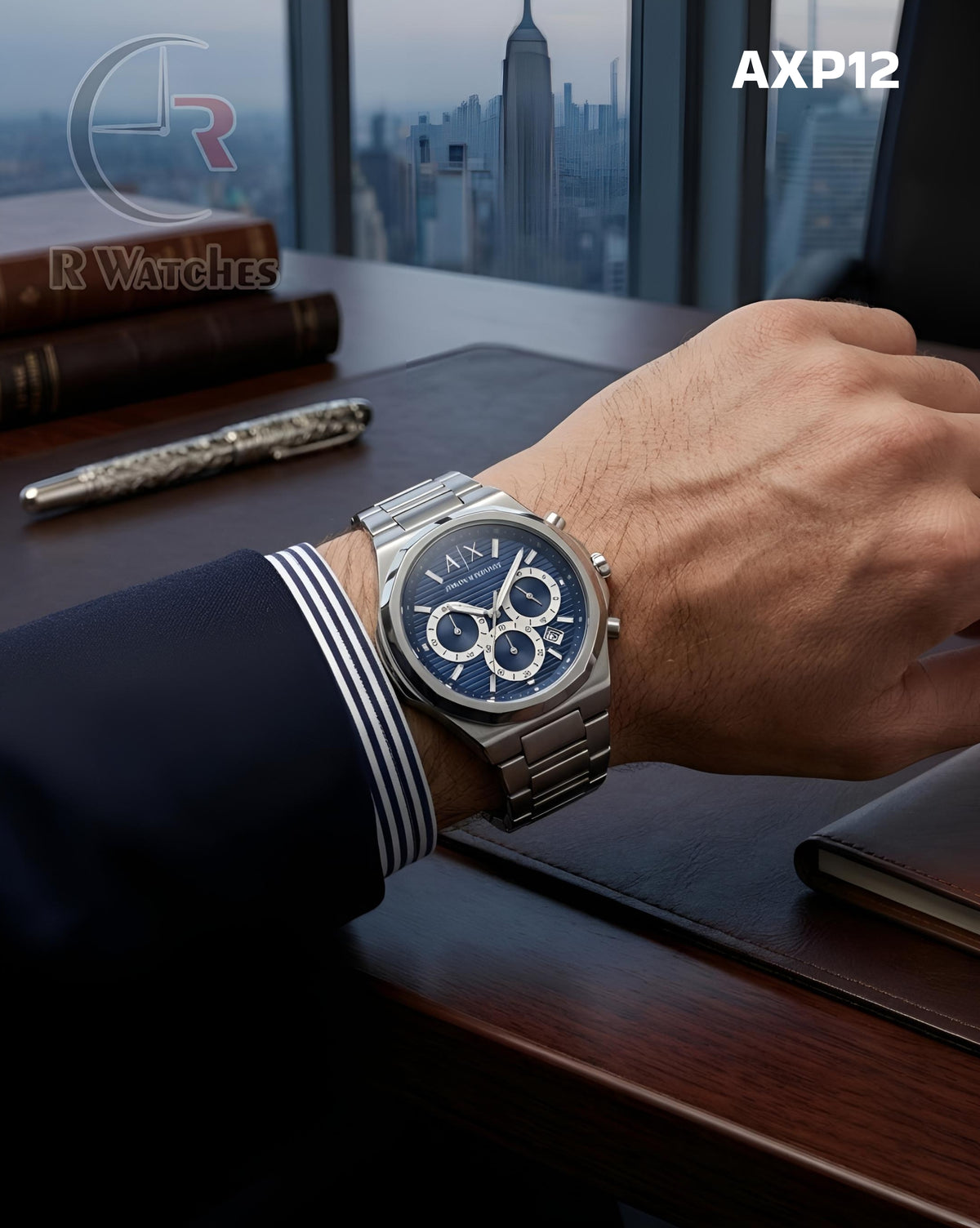 (OS)🖤⭐ AX Silver Nevy Blue (AXP12)