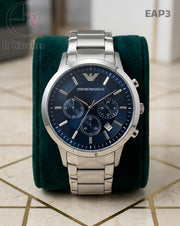 (OS32)🖤⬆️⭐ Armani metal silver blue (EAP3)
