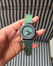 (OS3)🖤⬆️🔁⭐ G-Shock Ga Green (GSST15)