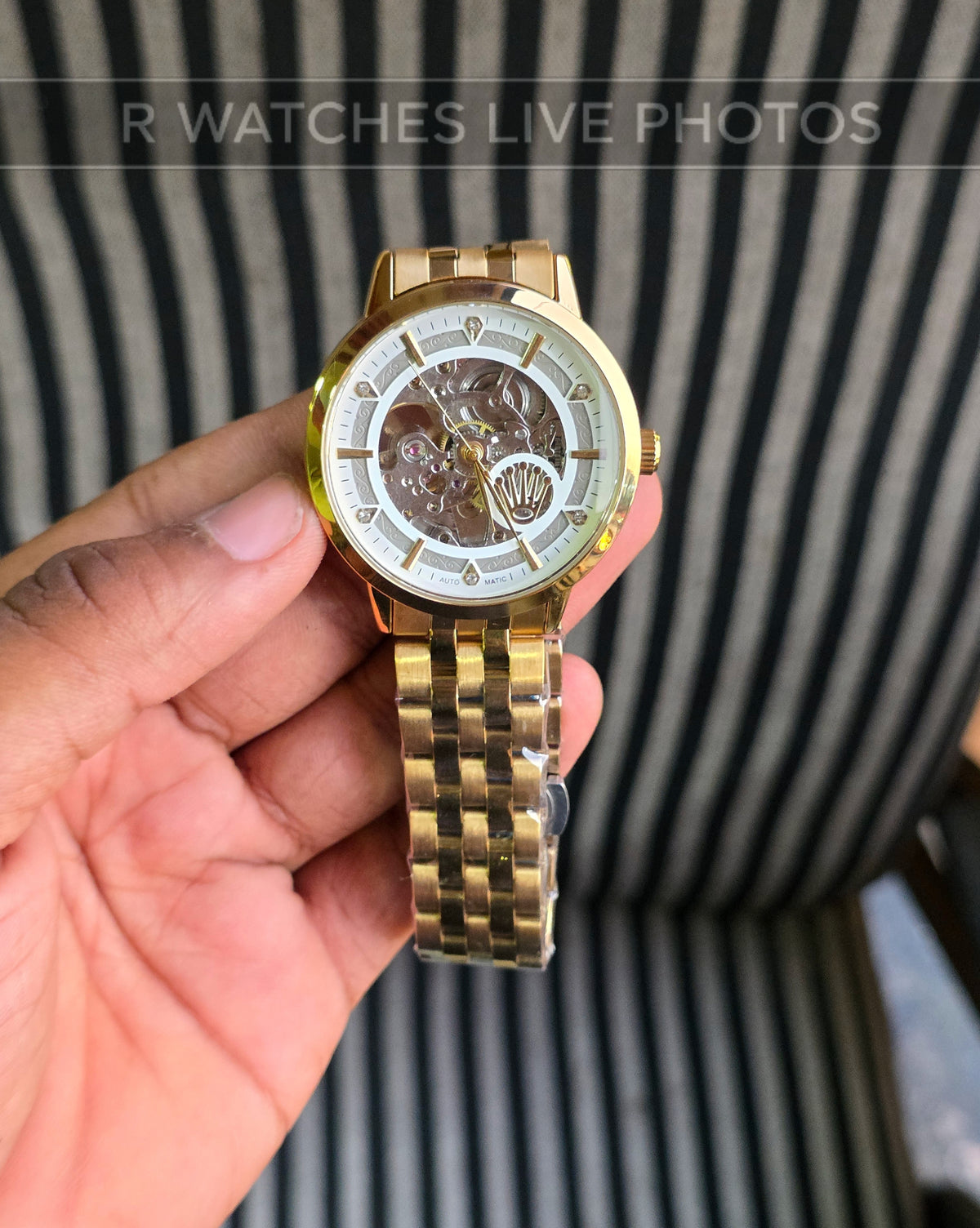 (OS)📷⭐ Rolex Automatic White Gold (RXAM28)