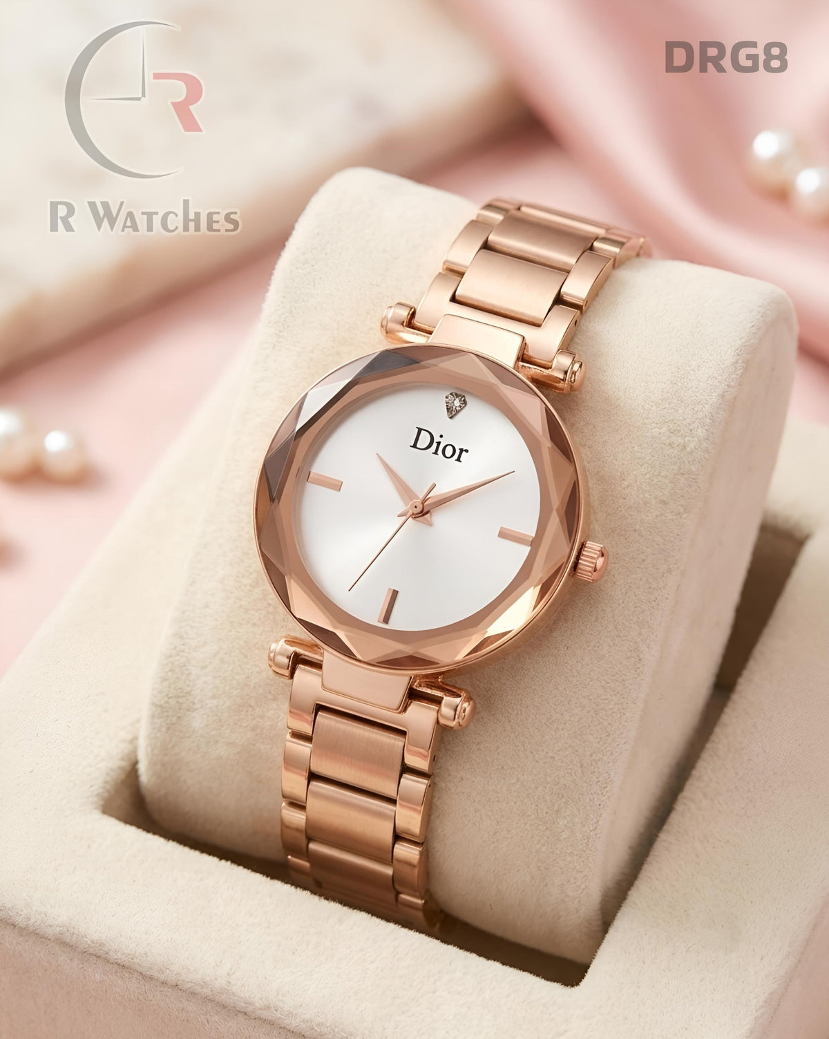 (OS)🖤⬆️🔁 Dior girls rose gold white (DRG8)