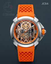 (SS)🖤⭐ Jacob CR 7 Silicon Orange Silver (JCS4)