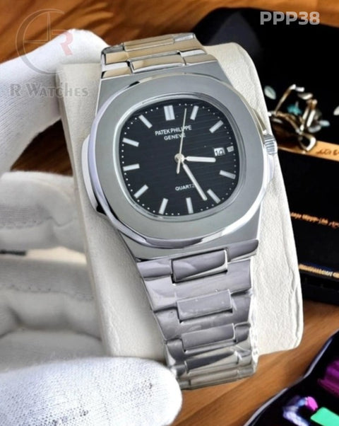 (OS3)🖤⬆️ Patek Philippe silver black (PPP38)