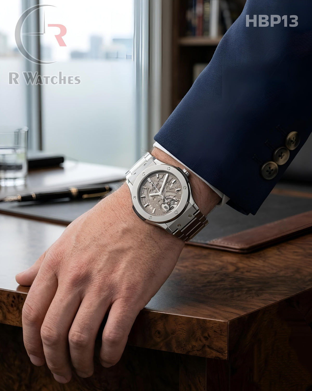 (SS)🖤⬆️ Hublot Machinery Full Grey  (HBP13)