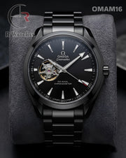 (SS)🖤⬆️⭐ Omega Automatic Full Black (OMAM16)