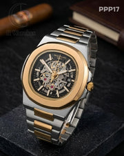 (OS)🖤⬆️ Patek Philippe Machinery Dual Tone Black (PPP17)