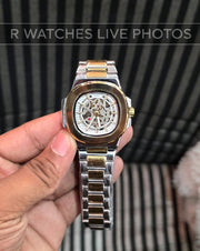 (OS2)🖤⬆️⭐ Patek Philippe dual tone white (PPAP2)