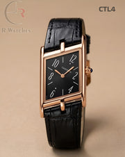 (SS)🖤⭐ Cartier Leather Rose Gold Black (CTL4)