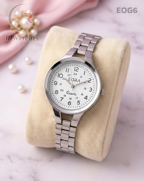 (OS)🖤⬆️⭐🔁 Eora Girls Silver White Dial (EOG6)