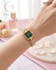 (OS)🖤⬆️⭐🔁 Gucci Girls Diomond Edition Gold Green (GCG19)