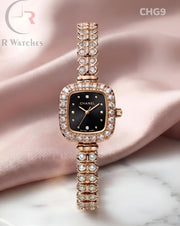 (OS)🖤⭐ Chanel Girls Diamond Rose Gold Black (CHG9)