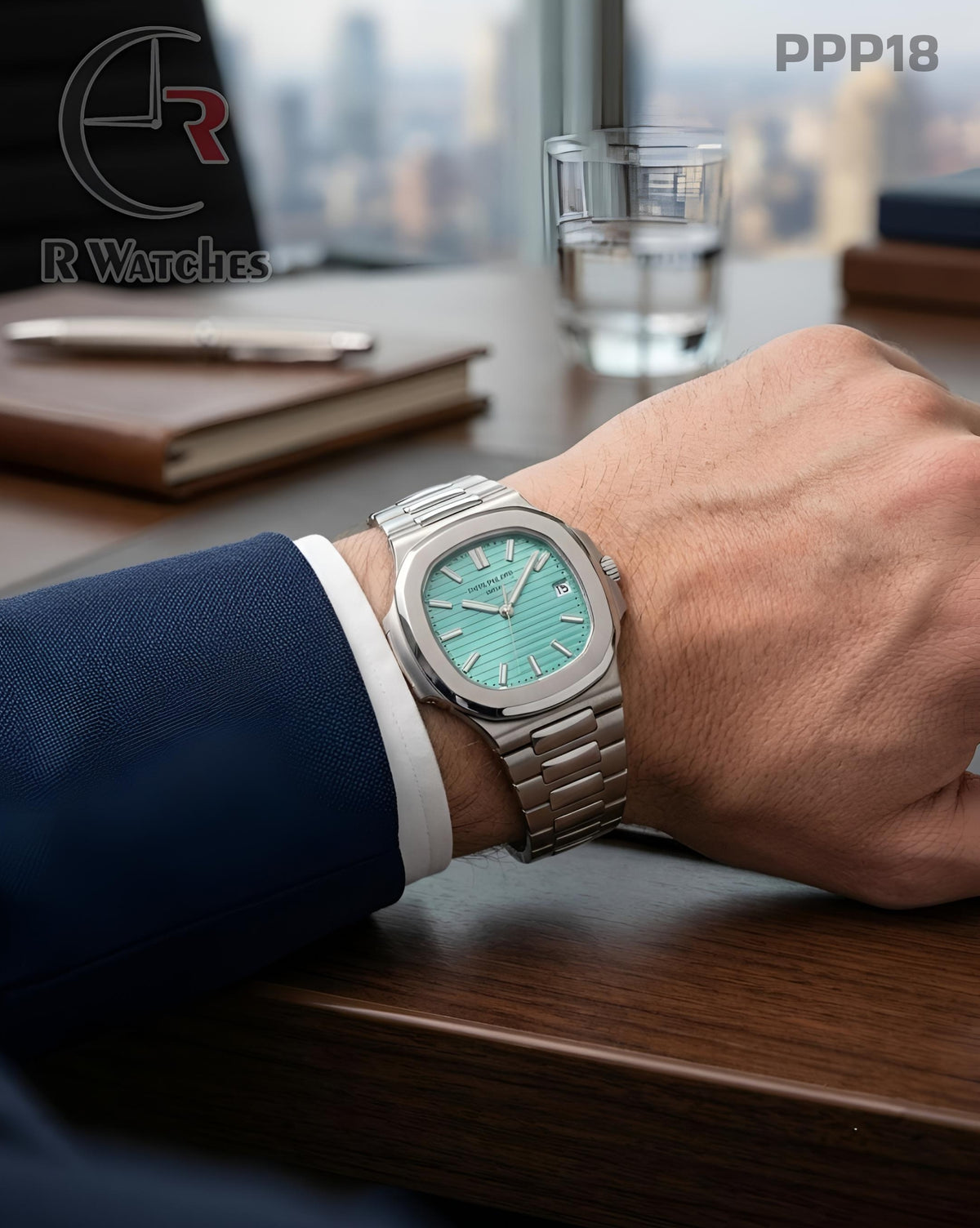 (OS2)🖤⭐ Patek Philippe Silver New Colour (PPP18)
