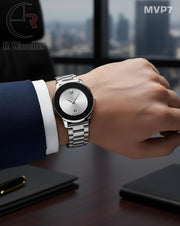 (OS)🖤⬆️ Movado new silver white (MVP7)