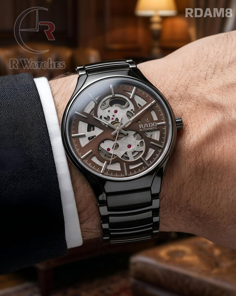 (OS)🖤⭐ Rado Automatic Brown Black (RDAM8)