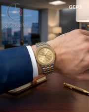 (OS)🖤⭐ Gucci Dual Tone Gold Dial (GCP3)