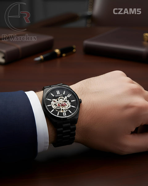 (SS)🖤 Citizen automatic full black (CZAM5)