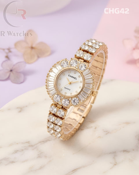 (SS)🖤 Chanel Girls Gold White (CHG42)