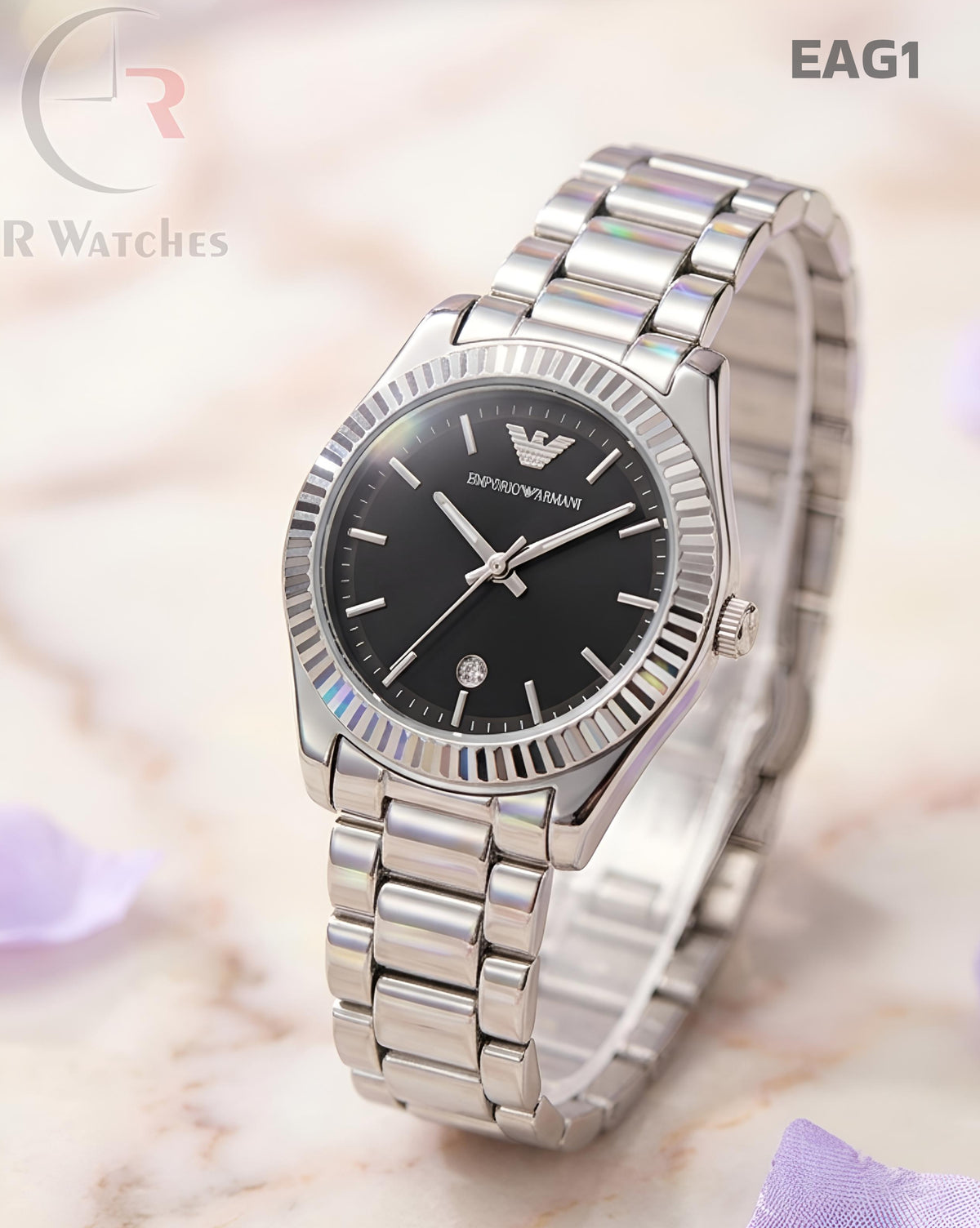 (SS)🖤⭐ Armani girls silver Black (EAG1)