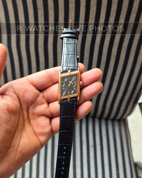 (SS)🖤⭐ Cartier Leather Rose Gold Black (CTL4)