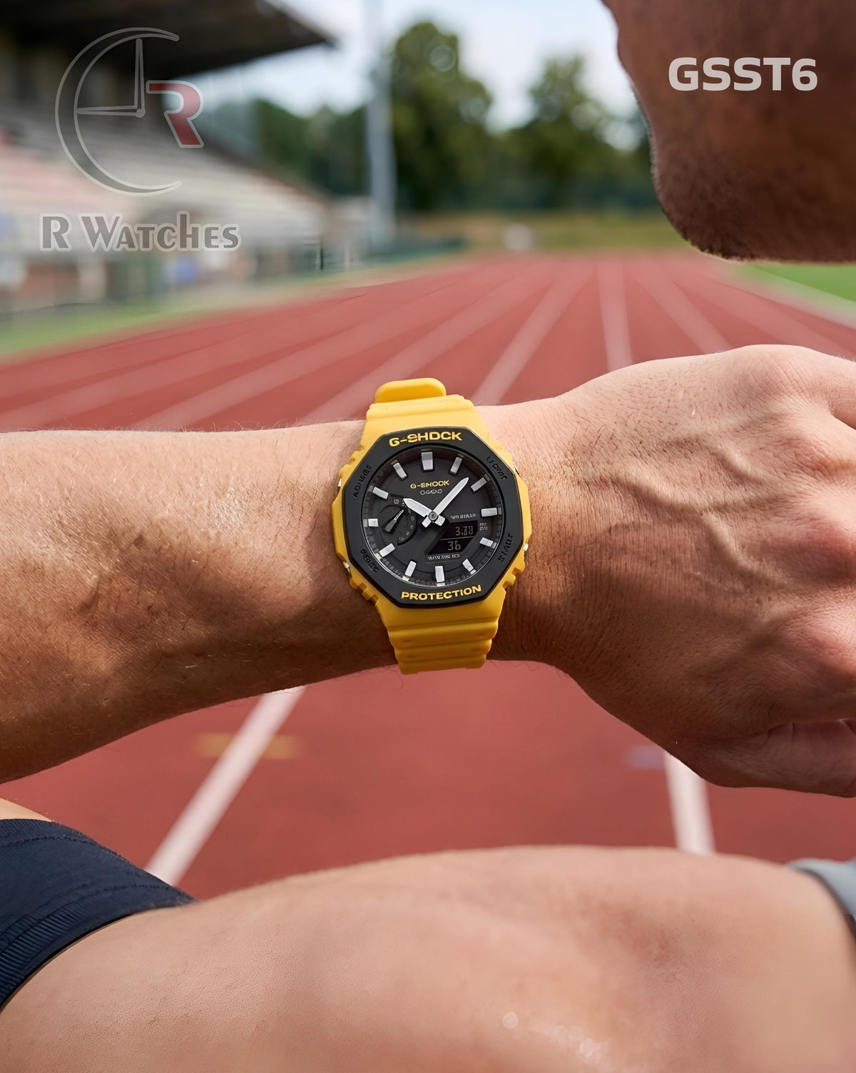 (OS)🖤⬆️ G-Shock yellow fiber black (GSST6)